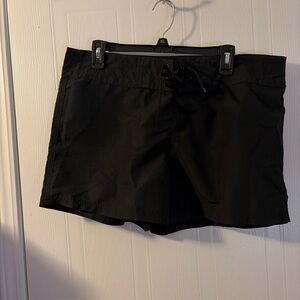 Island Escape Black Swimwear Coverup Board Shorts 14 NWT